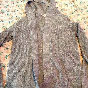 VINTAGE / Mudd 
Oversized XS
Grey hooded sweater